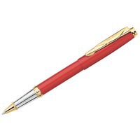 Ручка-роллер «Gamme Classic», красный/серебристый/золотистый