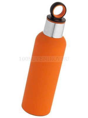 Фото Оранжевая термобутылка из пластика SHERP