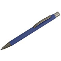 Изображение Ручка металлическая soft-touch шариковая TENDER, синие чернила, d1 х 13,8 см