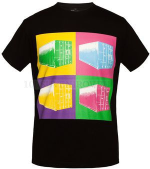 Фото Черная футболка LOGICART с полноцветом, размер M