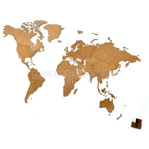      WORLD MAP WALL DECORATION MEDIUM