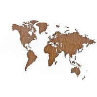 Карта деревянная дорогая мира WORLD MAP WALL DECORATION EXCLUSIVE