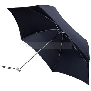 Фото Складной зонт Alu Drop S, 3 сложения, механический, синий «Samsonite»