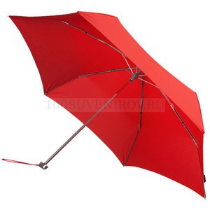 Фото Складной зонт Alu Drop S, 3 сложения, механический, красный «Samsonite»