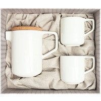 Чайный набор фарфоровый RIPOSO на 2 персоны: чайник, две чашки