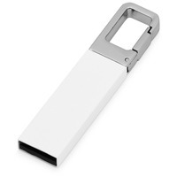 USB-флешка металлический на 16 Гб Hook с карабином