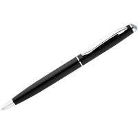 Ручка шариковая черная из металла PHRASE