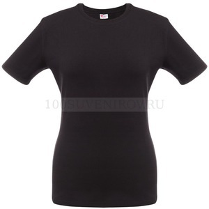 Фото Женская футболка черная T-BOLKA STRETCH LADY, L v2