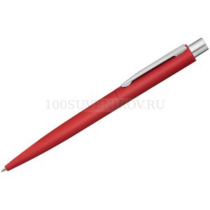 Фото Шариковая ручка красная из металла ическая Lumos soft-touch