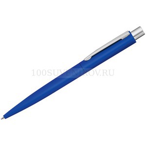 Фото Шариковая ручка синяя из металла ическая Lumos soft-touch