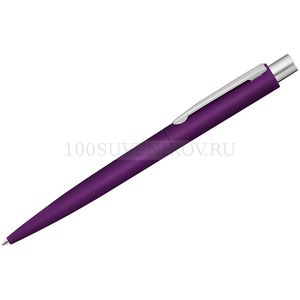 Фото Ручка шариковая металлическая Lumos soft-touch «UMA» (фиолетовый)