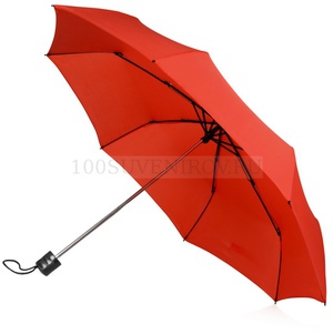 Фото Складной зонт красный из полиэстера COLUMBUS