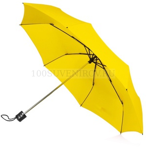 Фото Складной зонт желтый из стали COLUMBUS