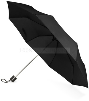 Фото Складной зонт черный из стали COLUMBUS