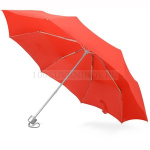Фото Складной зонт красный из пластика TEMPE