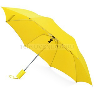 Фото Складной зонт желтый из полиэстера TULSA