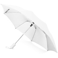 Зонт складной белый из полиэстера TULSA