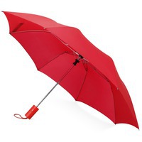 Зонт складной красный из пластика TULSA