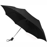 Зонт складной черный из пластика IRVINE