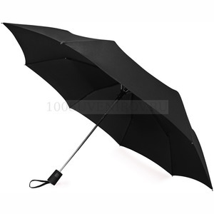 Фото Складной зонт черный из пластика IRVINE
