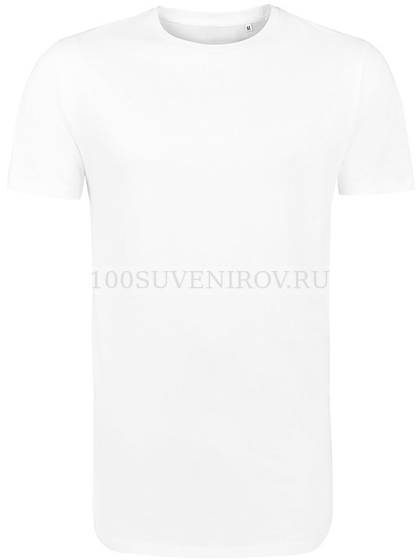 Футболка мужская удлиненная Magnum Men, белая XS «Sols» (a483500) — заказать футболки оптом недорого