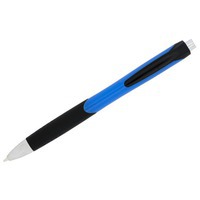 Ручка пластиковая шариковая Tropical, синий/черный