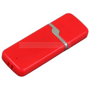 Фото USB-флешка на 16 Гб с оригинальным колпачком (красный)