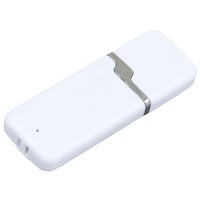 USB-флешка на 16 Гб с оригинальным колпачком, белый