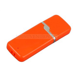 Фото USB-флешка на 32 Гб с оригинальным колпачком (оранжевый)