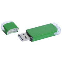 USB-флешка на 16 Гб классической формы, зеленый