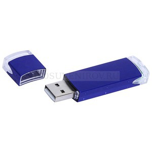 Фото USB-флешка на 32 Гб классической формы (синий)