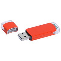 USB-флешка на 32 Гб классической формы, оранжевый