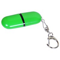 USB-флешка на 32 Гб каплевидной формы, зеленый