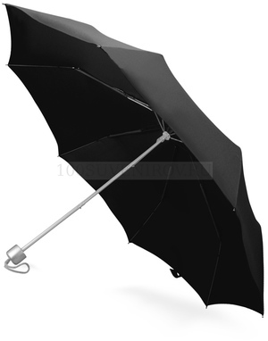 Фото Складной зонт черный из металла TEMPE