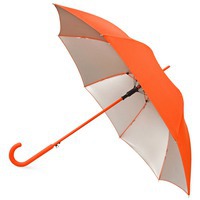 Зонт-трость Silver Color, оранжевый/серебристый
