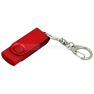 Фото USB-флешка на 16 Гб с поворотным механизмом (красный)