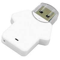 USB-флешка на 16 Гб в виде футболки, белый