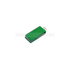 Фото USB-флешка мини на 16 Гб с мини чипом в цветном корпусе (зеленый)
