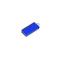 USB-флешка мини на 32 Гб с мини чипом в цветном корпусе, синий