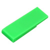 USB-флешка промо на 32 Гб в виде скрепки, зеленый