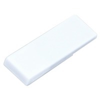 USB-флешка промо на 32 Гб в виде скрепки, белый