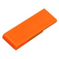 USB-флешка промо на 32 Гб в виде скрепки, оранжевый