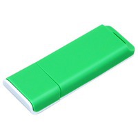 USB-флешка на 32 Гб с оригинальным двухцветным корпусом, зеленый/белый