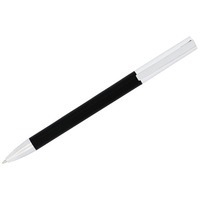 Ручка пластиковая шариковая Acari, черный/серебристый