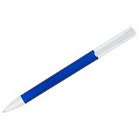 Ручка пластиковая шариковая Acari, синий/серебристый