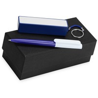 Набор подарочный пластиковый ESSENTIALS UMBO с ручкой и зарядным устройством