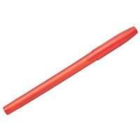 Ручка пластиковая шариковая BARRIO под тампопечать, синие чернила, d1 х 14,2 см, красный