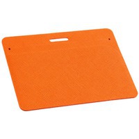 Чехол оранжевый из кожи для карточки DEVON