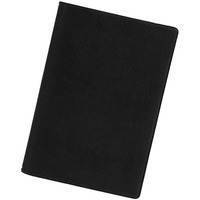 Черная обложка для паспорта DEVON из искусственной кожи под нанесение логотипа, 9,5х13,4 см.