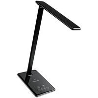 Фото Настольная лампа с беспроводной зарядкой Power Spot, черная от популярного бренда Uniscend